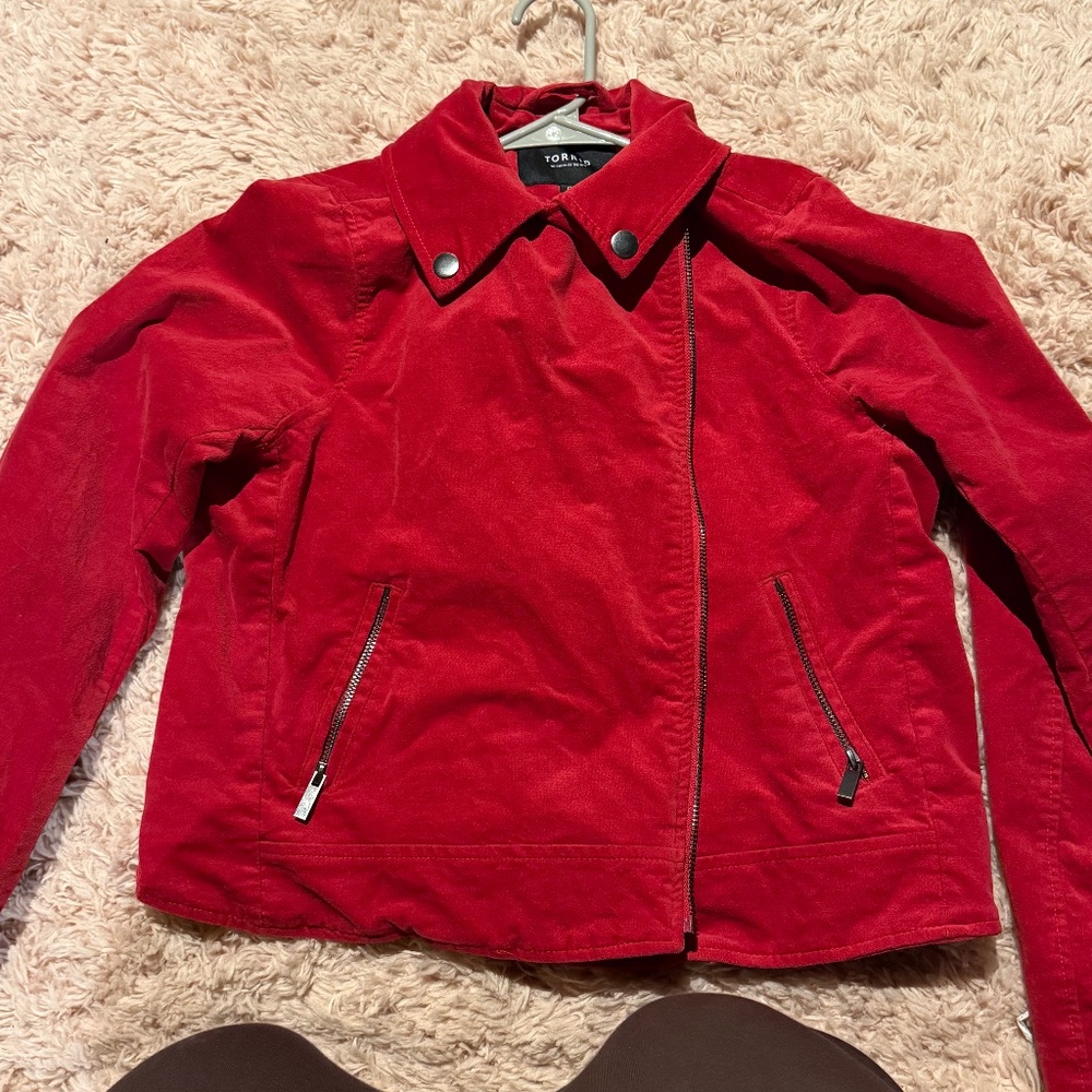Torrid velvet jacket